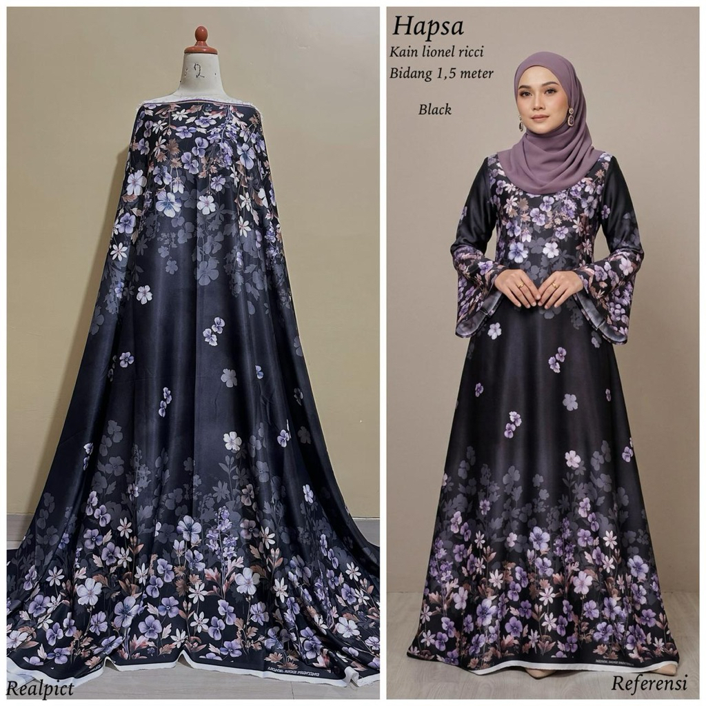 BAHAN KAIN LIONEL RICHIE | HAPSA | Kain Gamis | Bahan Mukena