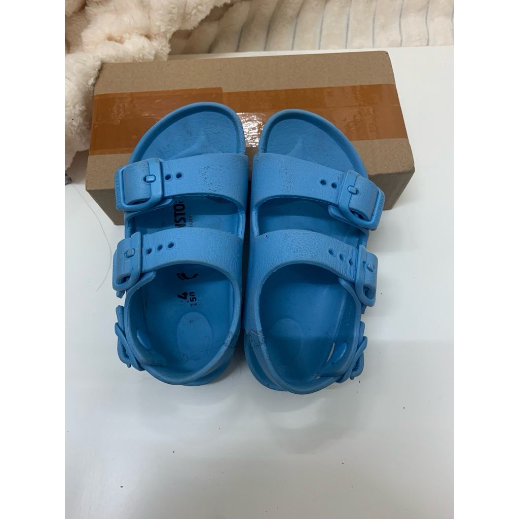 BIRKENSTOCK MILANO EVA KIDS BLUE | Sendal anak ringan - Biru