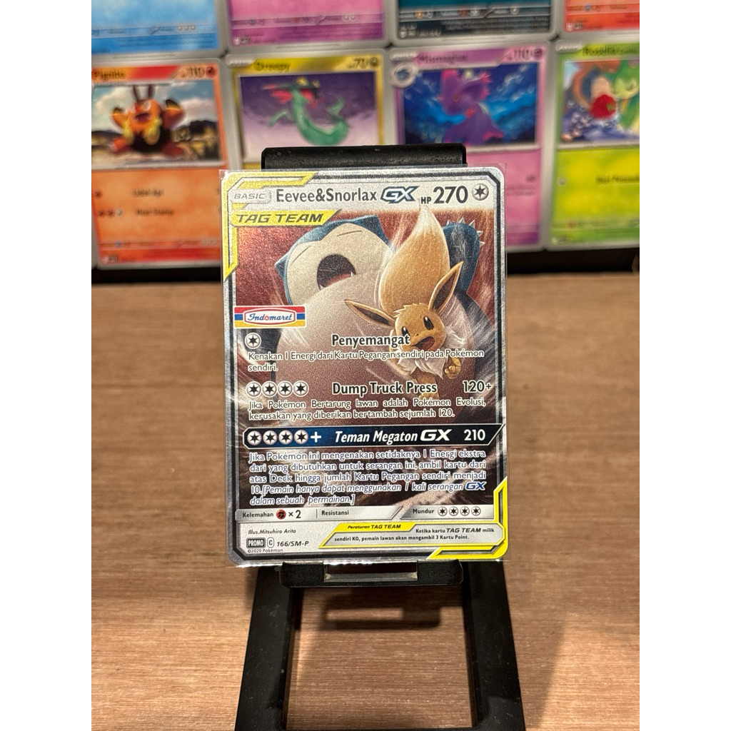 Eevee & Snorlax Gx Tag Team Indomaret