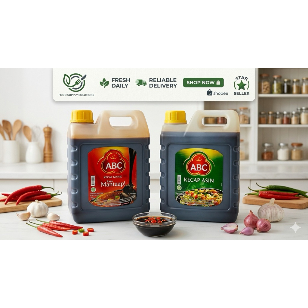 ABC Kecap Manis 6L / Kecap Asin 5.7L