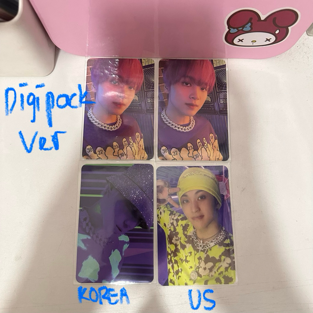 OFFICIAL - Photocard NCT 127 2baddies digipack korea kr US taeyong Haechan Mark