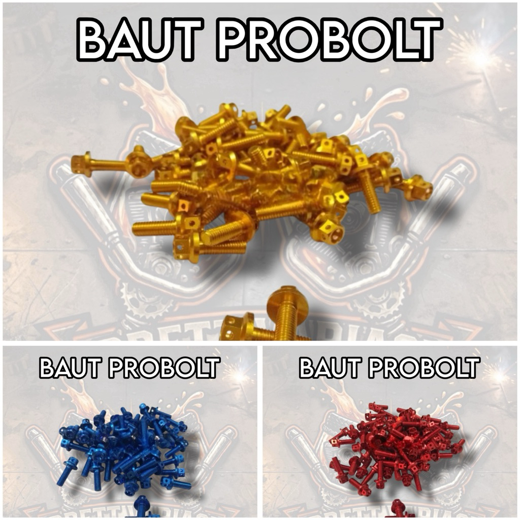 BAUT PROBOLT ECERAN M10 / DRAT 10 HALUS MOTIF BUNGA BAUT PROBOLT HARGA PERBIJI