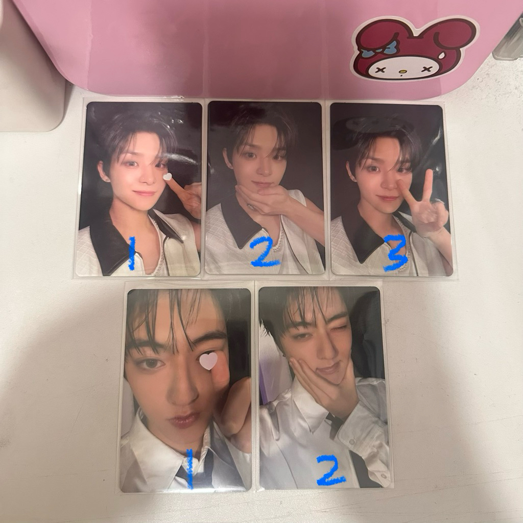 OFFICIAL - Photocard Treasure pleasure digipack blue ver Jihoon Haruto