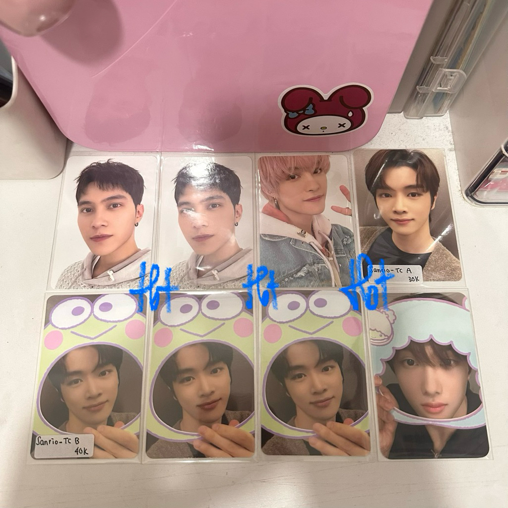 OFFICIAL - Photocard NCT Sanrio Hendery Sungchan yangyang A B TC trading card Acrylic stand set jisu