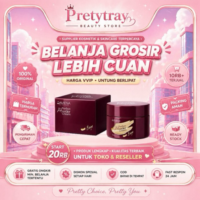 Bedak Basah Daviena Original Tone Up Natural Glowing
