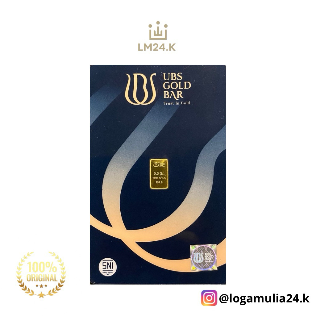Emas UBS 0,5 gram Logam Mulia