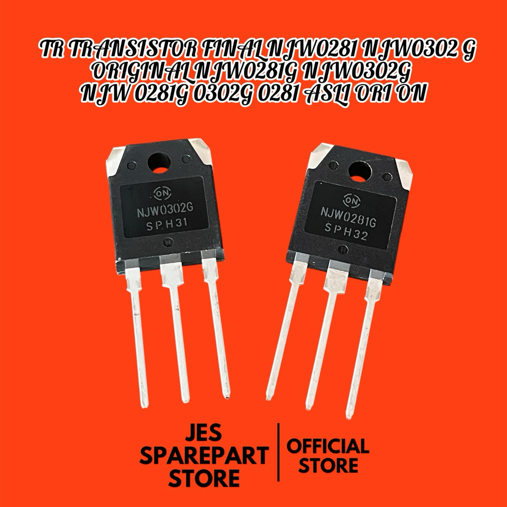 TR TRANSISTOR FINAL NJW0281 NJW0302 G ORIGINAL NJW0281G NJW0302G NJW 0281G 0302G 0281 ASLI ORI ON
