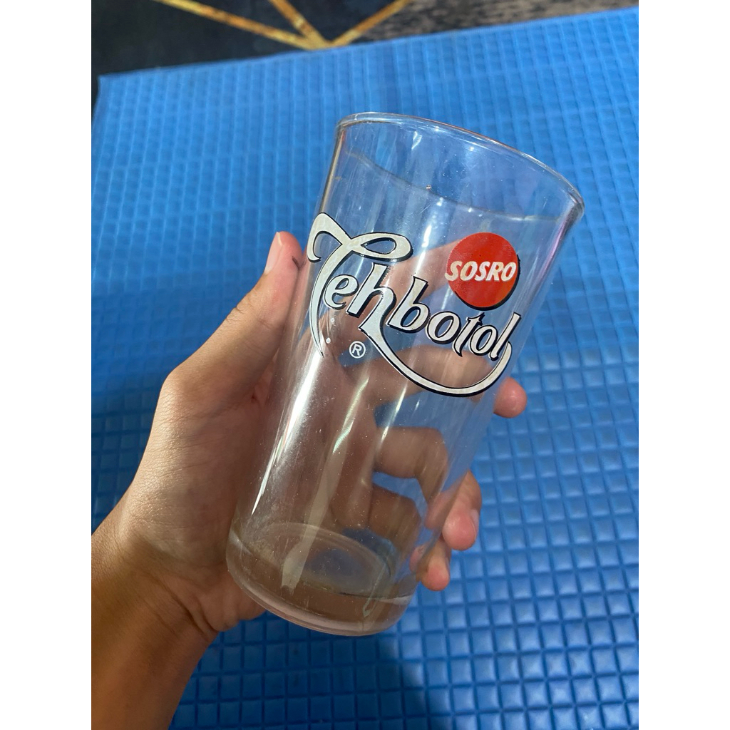 PL gelas kaca ‘teh botol’ 600ml TH