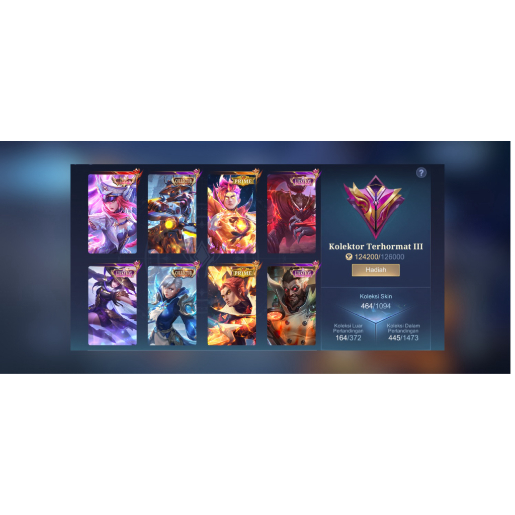 AKUN ML LEGEND FREYA X CC YSS