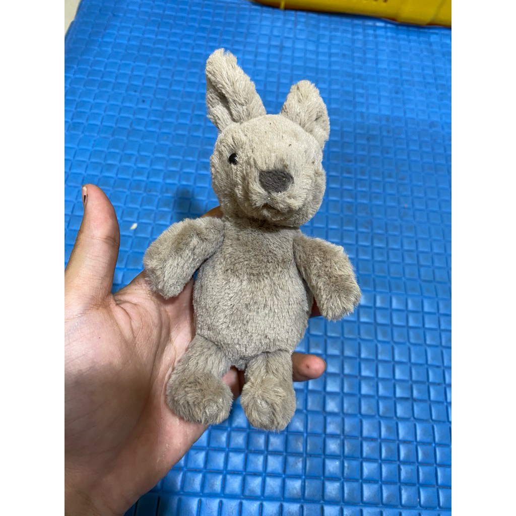 PL boneka kecil kelinci warna coklat 17cm TH KT01