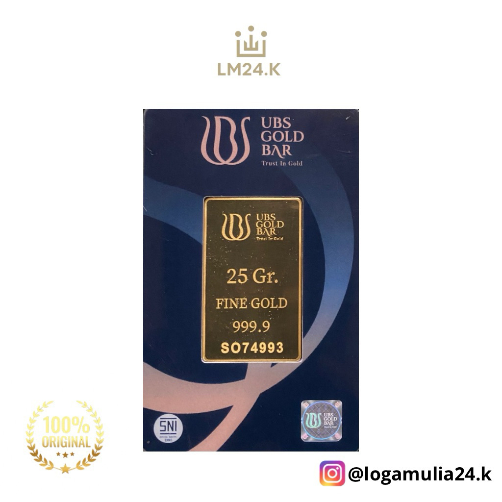 Emas UBS 25 gram Logam Mulia