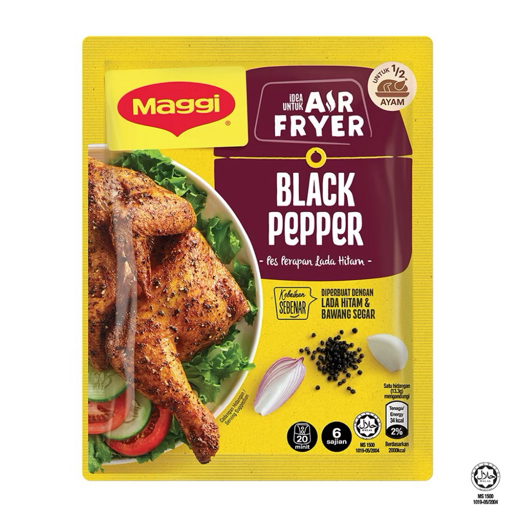 MAGGI BUMBU NASI BRIYANI / TANDOORI / BLACK PEPPER / AYAM GORENG BEREMPAH / AYAM PERCIK / SATAY