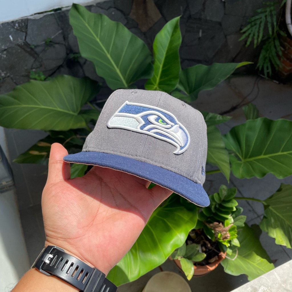 topi new era preloved seattle seahawks snapback 9fifty