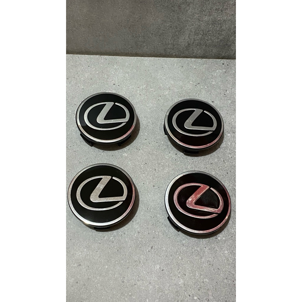 dop roda tutup dop velg Lexus diameter luar 6.2cm