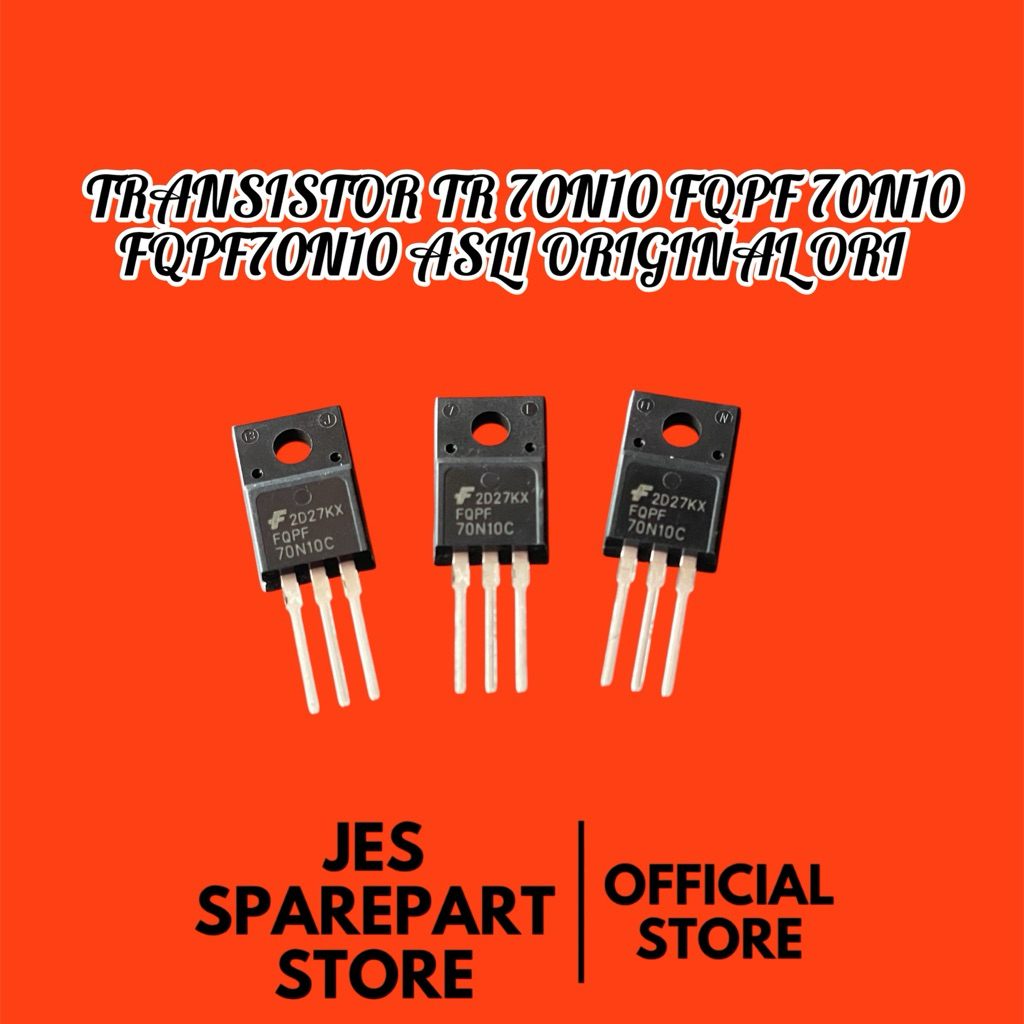 TRANSISTOR TR 70N10 FQPF 70N10 FQPF70N10 ASLI ORIGINAL ORI