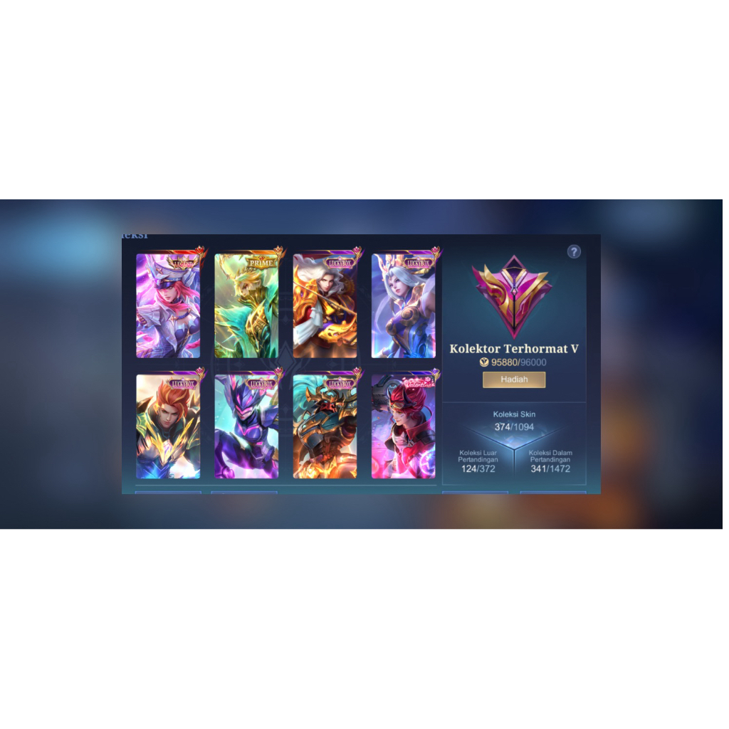 AKUN ML LEGEND FREYA - SPEK GOLD LANE