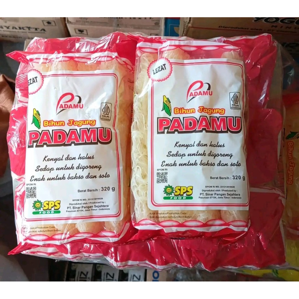 bihun jagung padamu 320 gram 1 ball