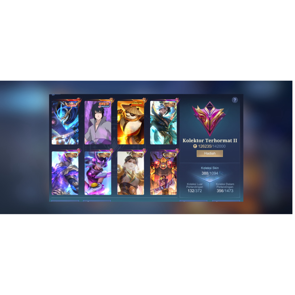 AKUN ML LEGEND GUSION DAN SUYOU SASUKE