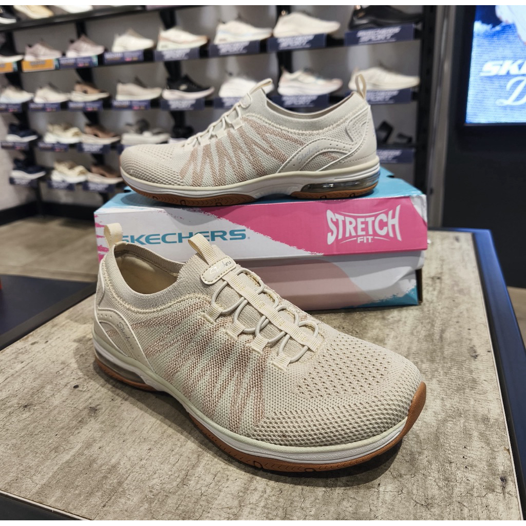(SKE100632OFW) Skechers Arch Fit Comfy Women's Shoes - Natural Original