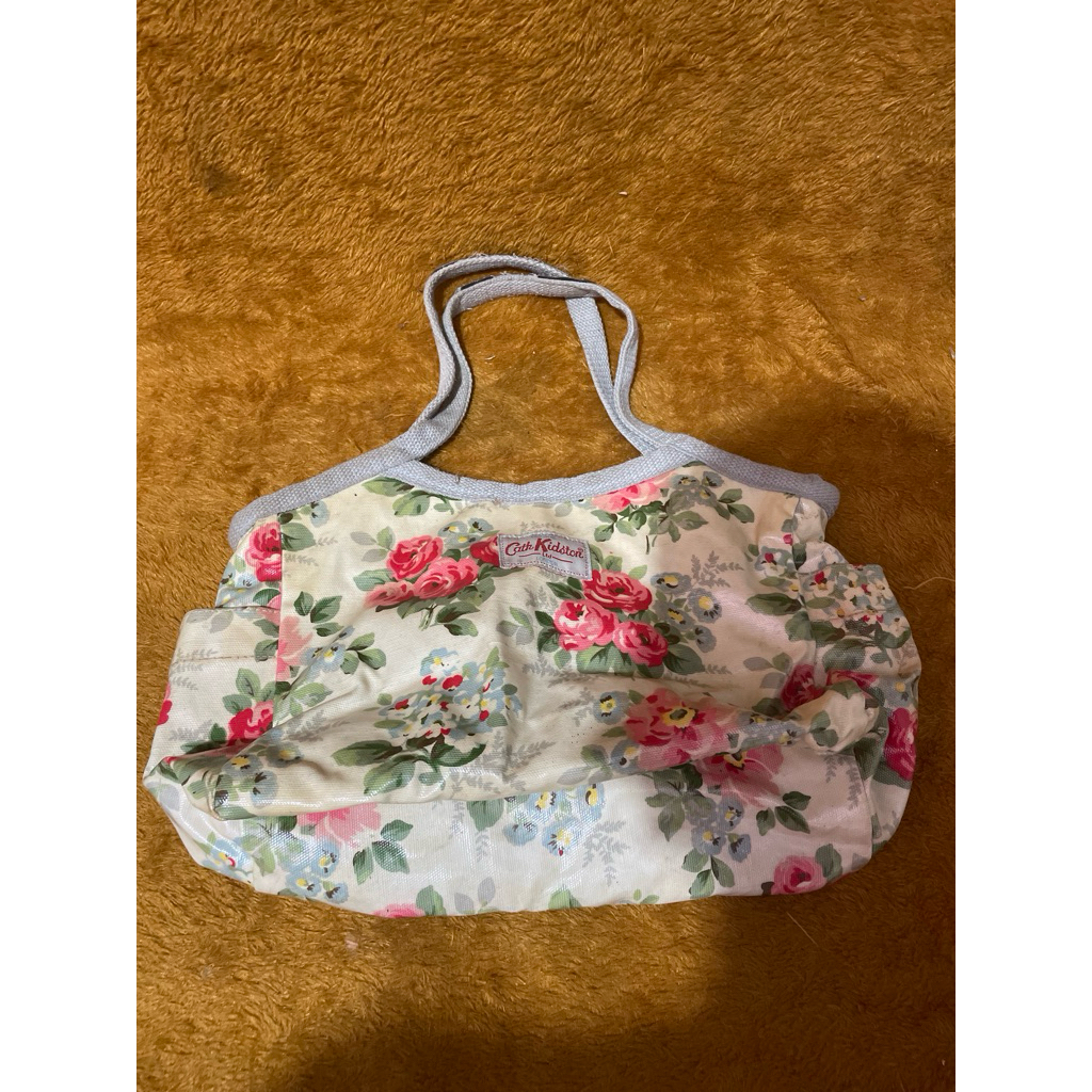 PL Tas Jinjing Wanita CATH KIDSTON  Motif Bunga 30x23x13cm Mulus. Iz