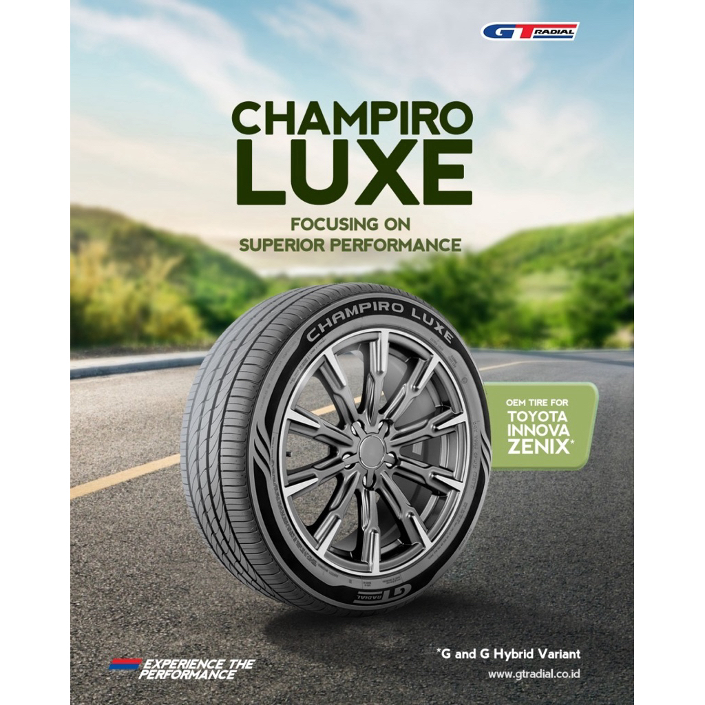 Ban mobil 205/55 r16 GT Champiro Luxe 205 55 16 ukuran 205/55r16 Gajah Tunggal Champiro Luxe PROMO