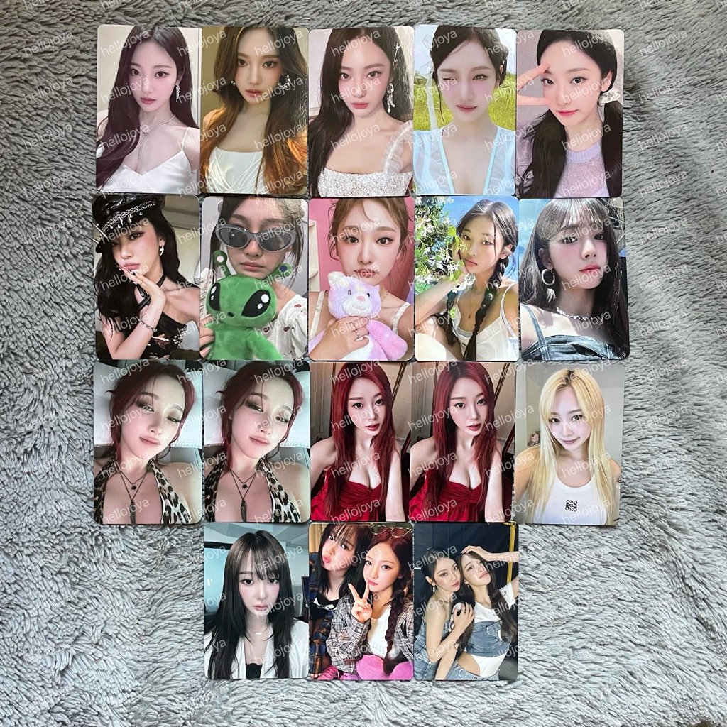 [ready stock] official photocard aespa karina giselle winter ningning dirty work rich man armageddon