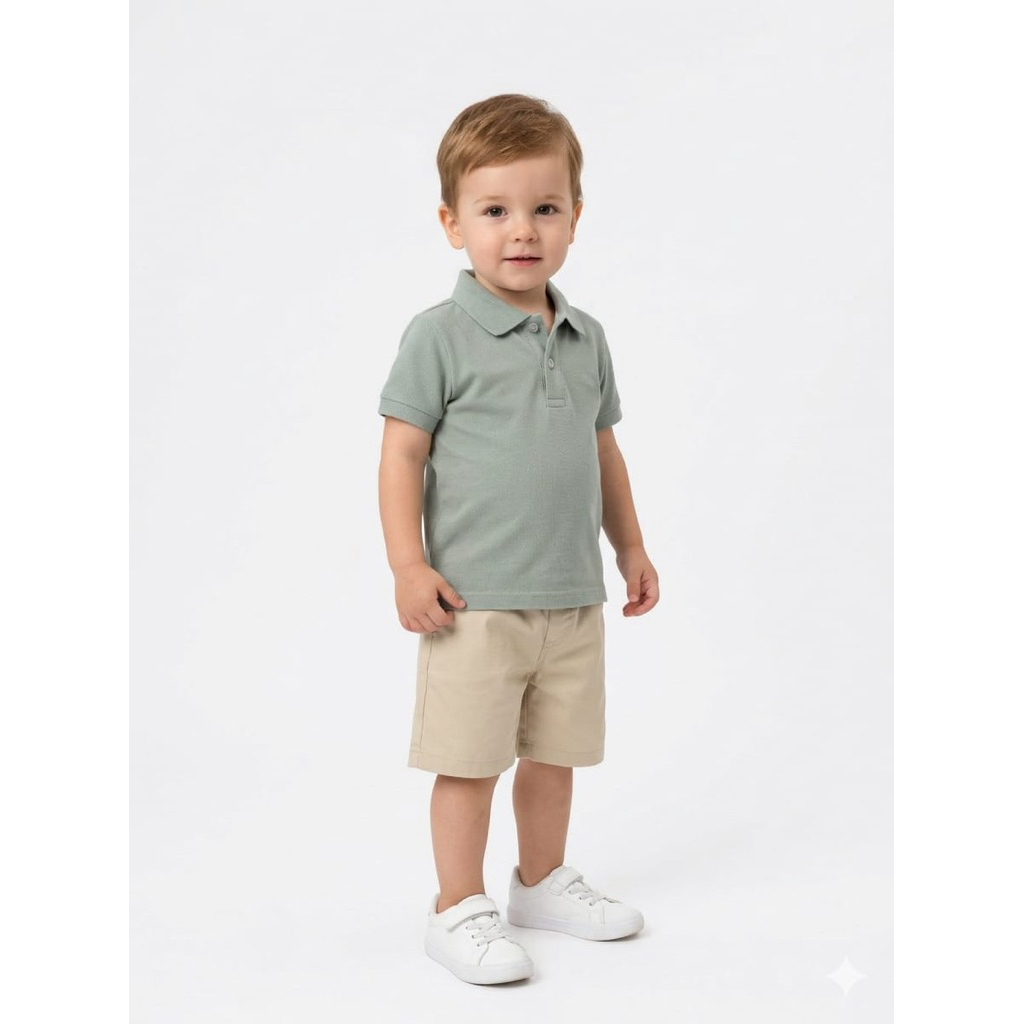 CLODIO - Kaos Polo Shirt Anak Bahan lacoste Cvc 24S