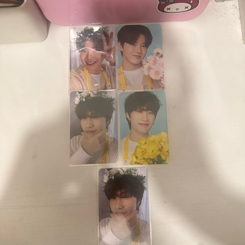 OFFICIAL - Photocard Treasure blooming toploader kit Junkyu Yedam