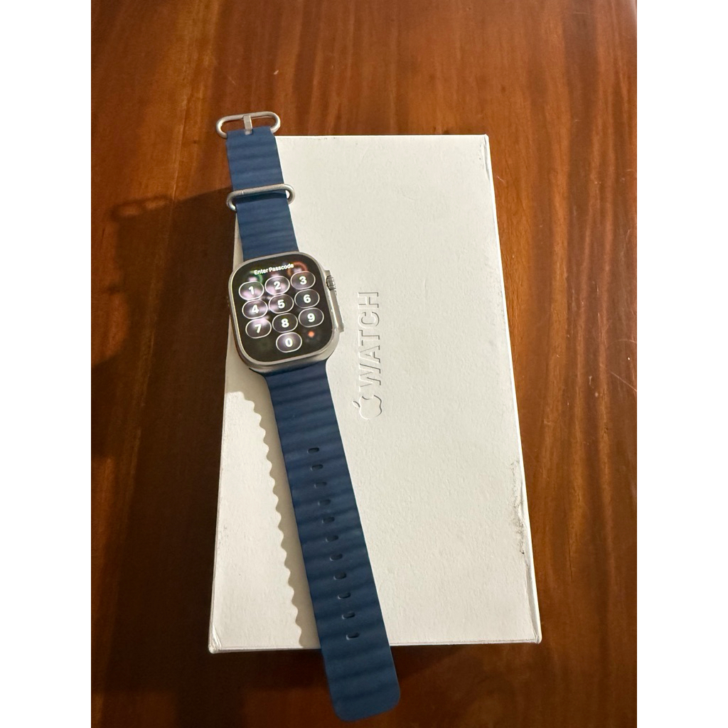 Jam Tangan Apple Watch Ultra 2 Ocean Band (Blue)