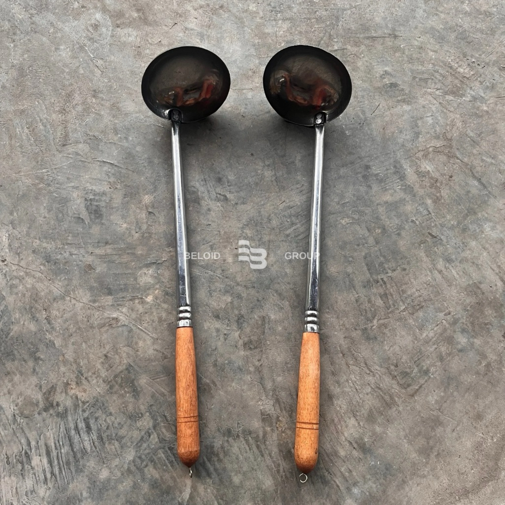Irus Bakso Gagang Kayu / Irus Sayur / Irus Stainless Gagang Kayu