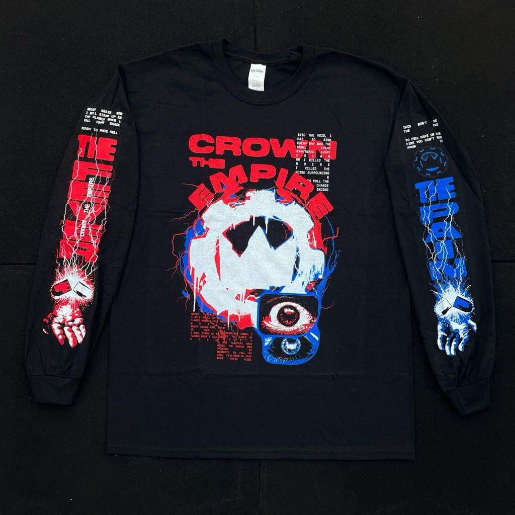 Tshirt Band Pria Wanita Crown The Empire - Red Pills Original Official