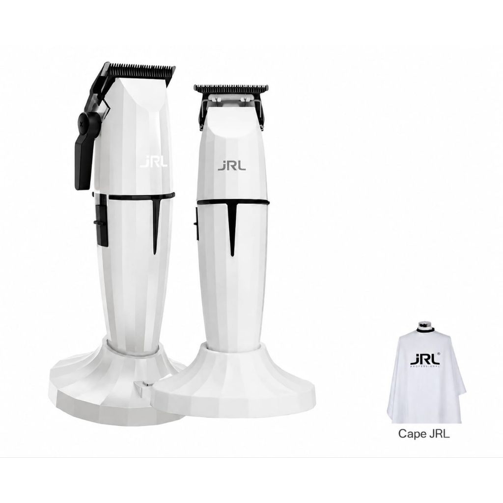 JRL Onyx White Clipper Trimmer Free Cape JRL