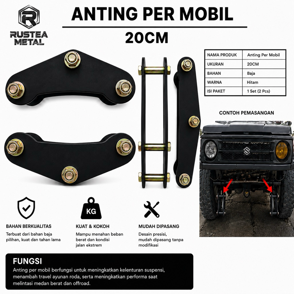 Anting Peninggi Per Mobil 20CM Katana JEEP