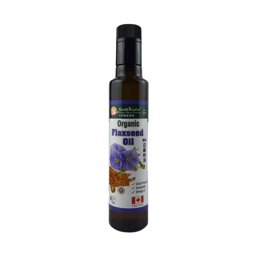 Health Paradise Organic Flaxseed Oil (Cold Pressed) 250ML