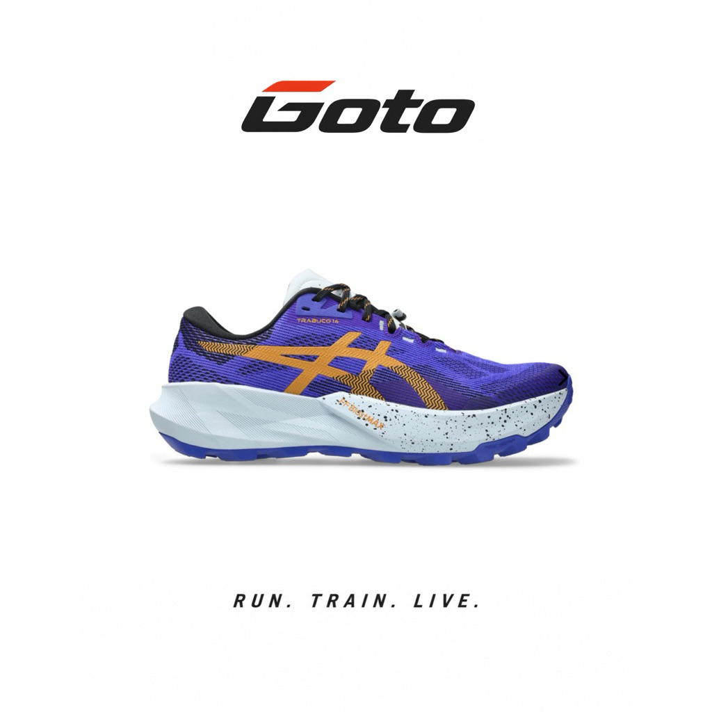 Trail Shoe Asics Gel Trabuco 14 Cobalt Burst / Sandstorm Original Store BNIB