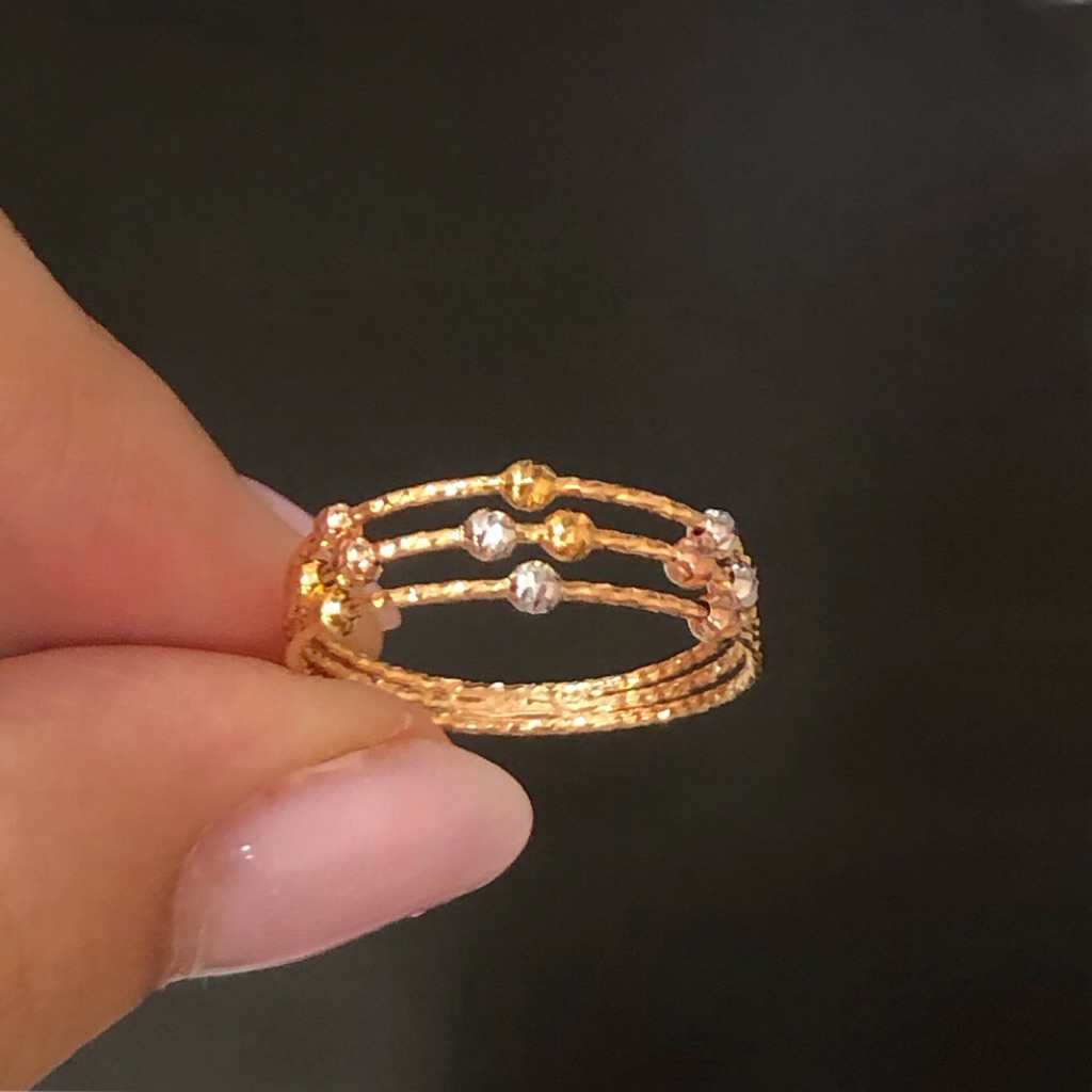 EV8- CINCIN KERONCONG BOLA BOBA UBS 3WARNA 0.77GR KADAR 375 8K UKURAN 12