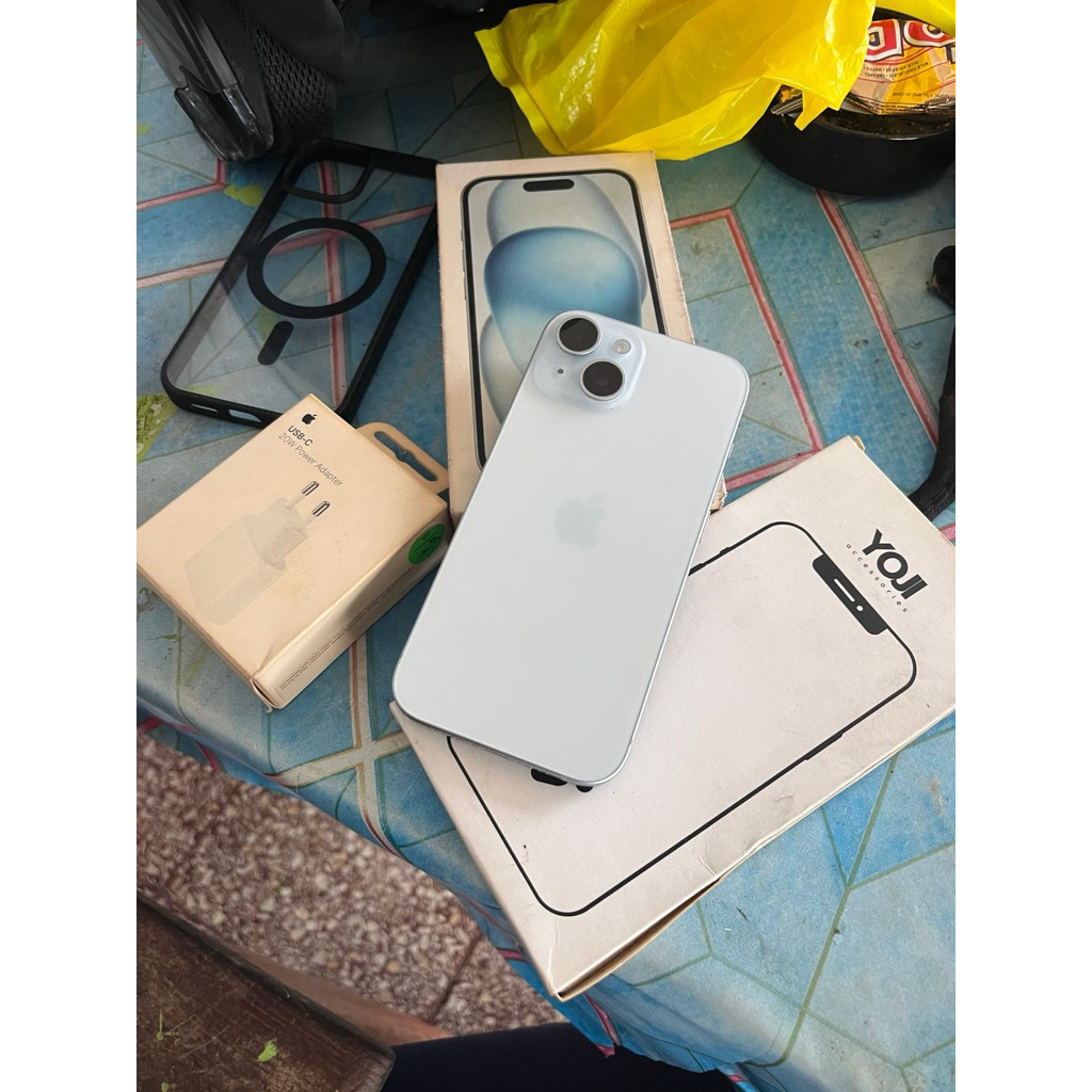 iPhone 15 iBox White 128GB Fullset Face ID