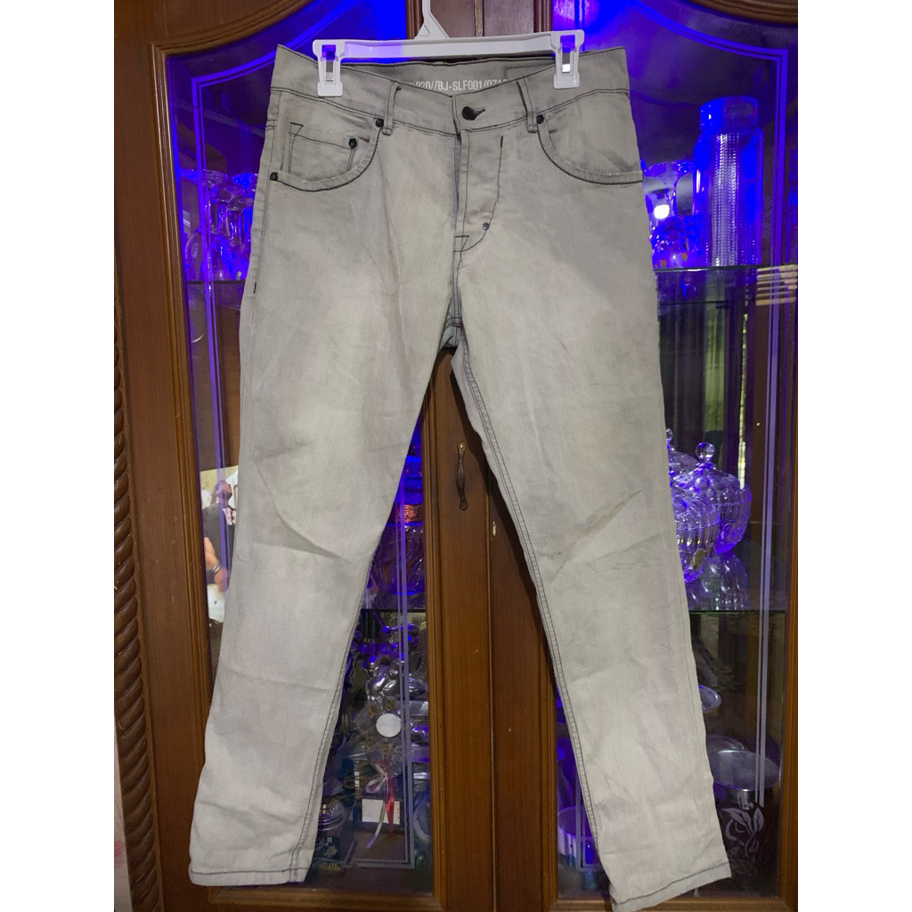 jeans tebal grey 16ds melar