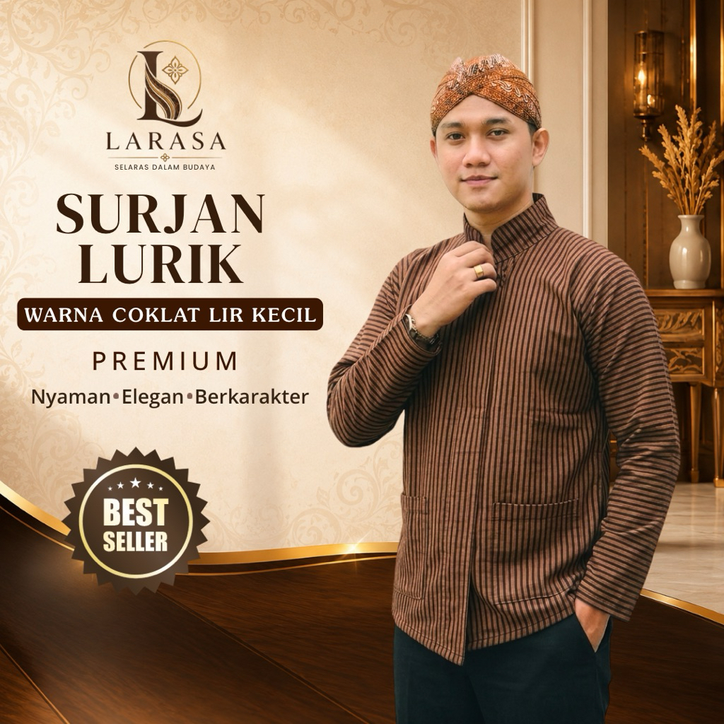 Surjan lurik dewasa | surjan lurik dewasa premium | surjan untuk acara kartinian | surjan untuk 17 a