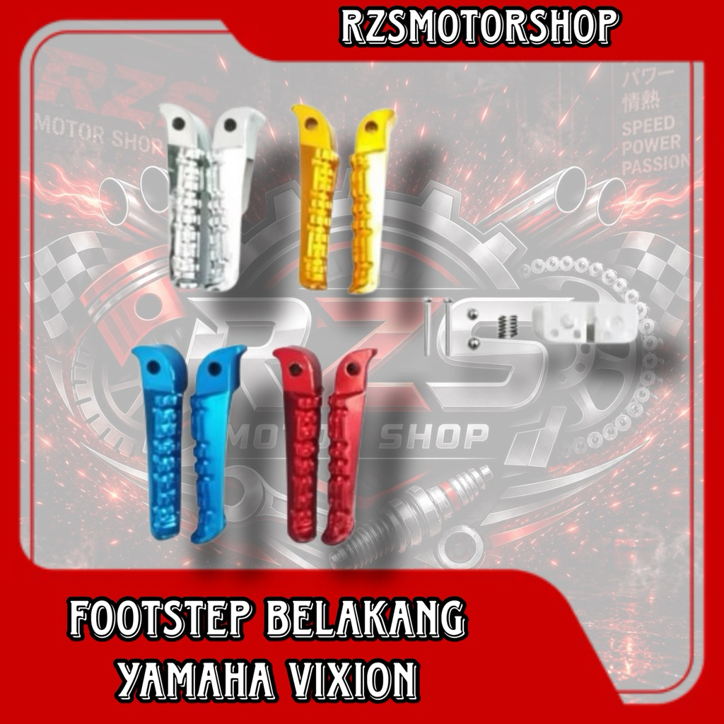 Brett Variasi Footstep Vixion Pijakan Kaki Belakang untuk Motor Yamaha Jupiter Z MX Vega R ZR MX Kin