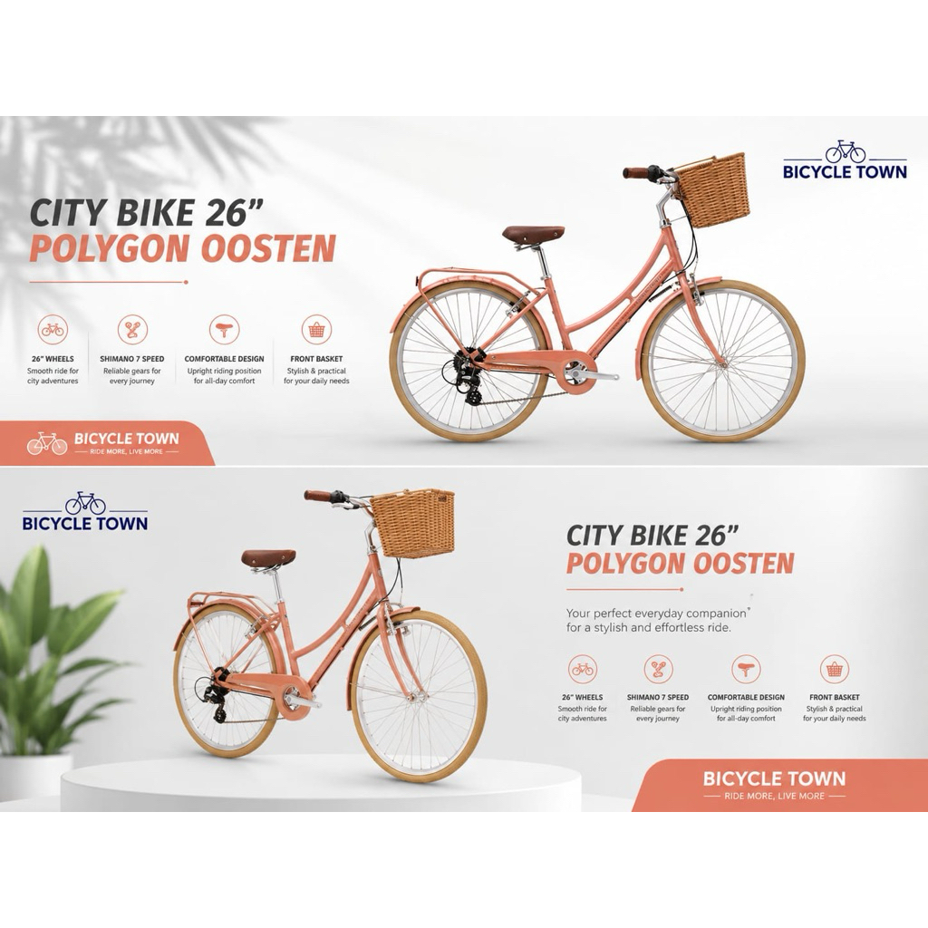 Sepeda City Bike 26” Polygon Oosten