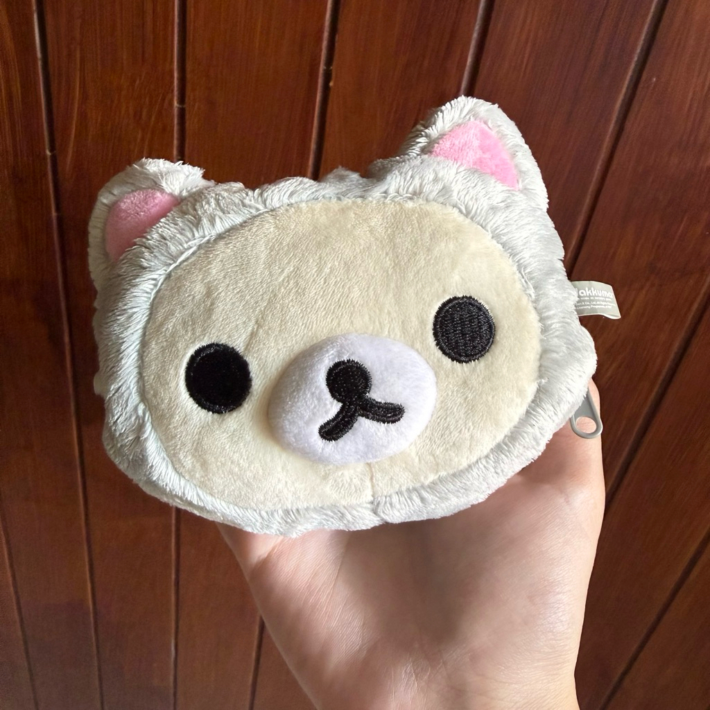 Dompet Boneka Korilakkuma Neko Cat Coin Purse San-X