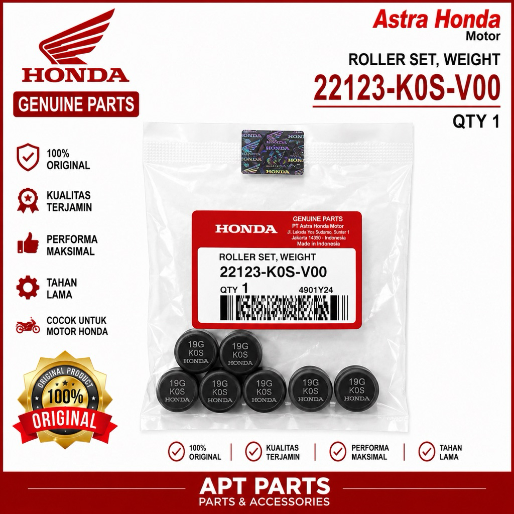 ROLLER SET ORI PCX 160 (K0S-V00)-ADV 160-PCX 160