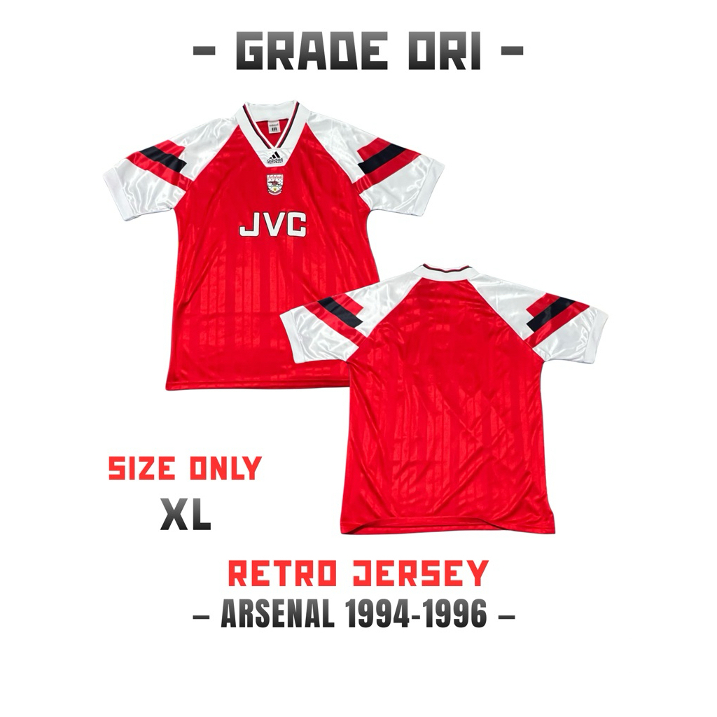 RETRO JERSEY ARSENAL HOME 1994-1996