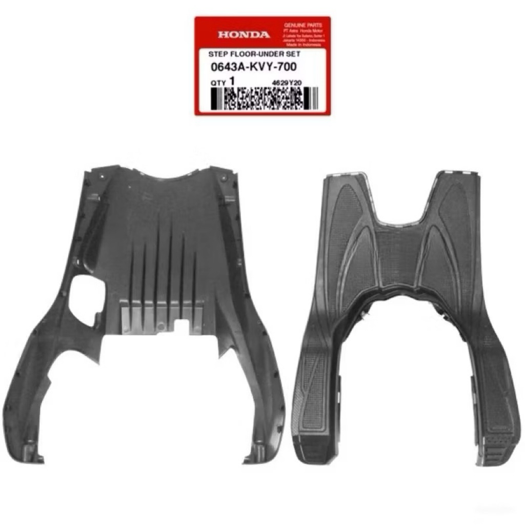Step Floor Bordes Pijakan Kaki Beat Karbu & Cover Under Dek Bawah Kolong Beat Karbu Original