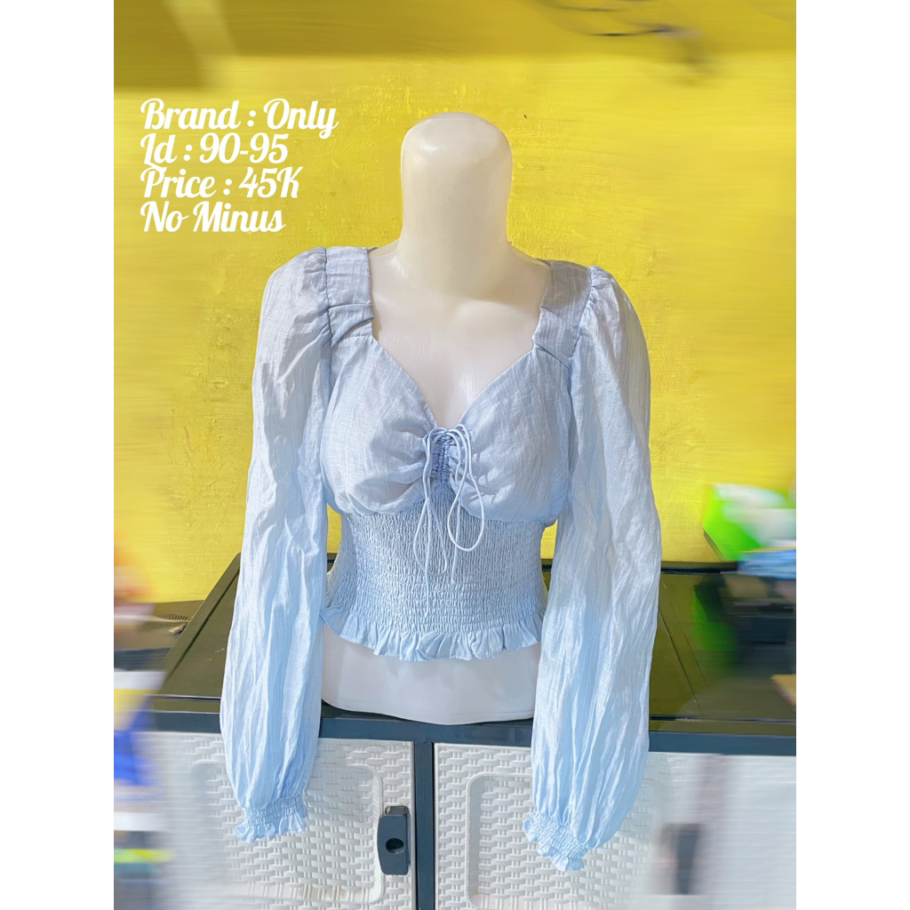 Prelove Blouse Smoke Smoke