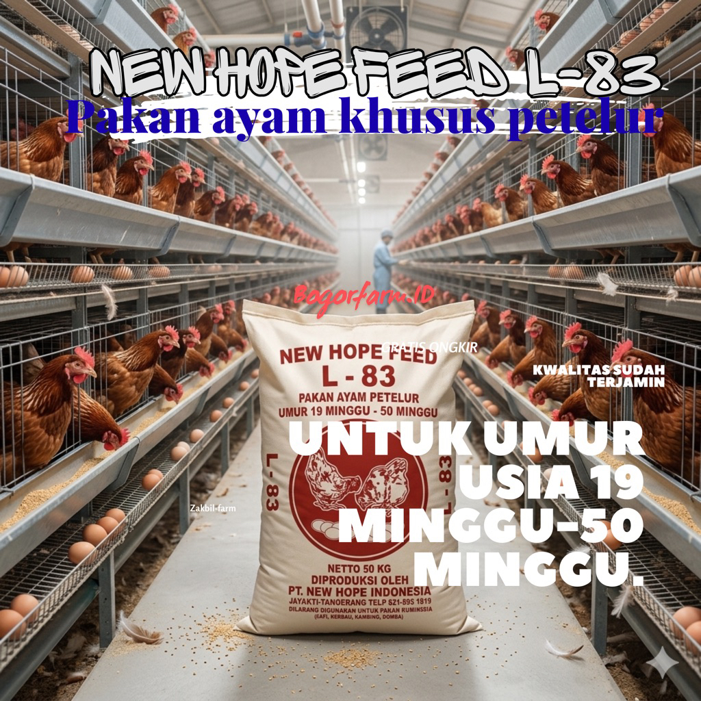 NEW HOPE FEED L - 83 PAKAN AYAM KHUSUS PETELUR - New Hope L 83