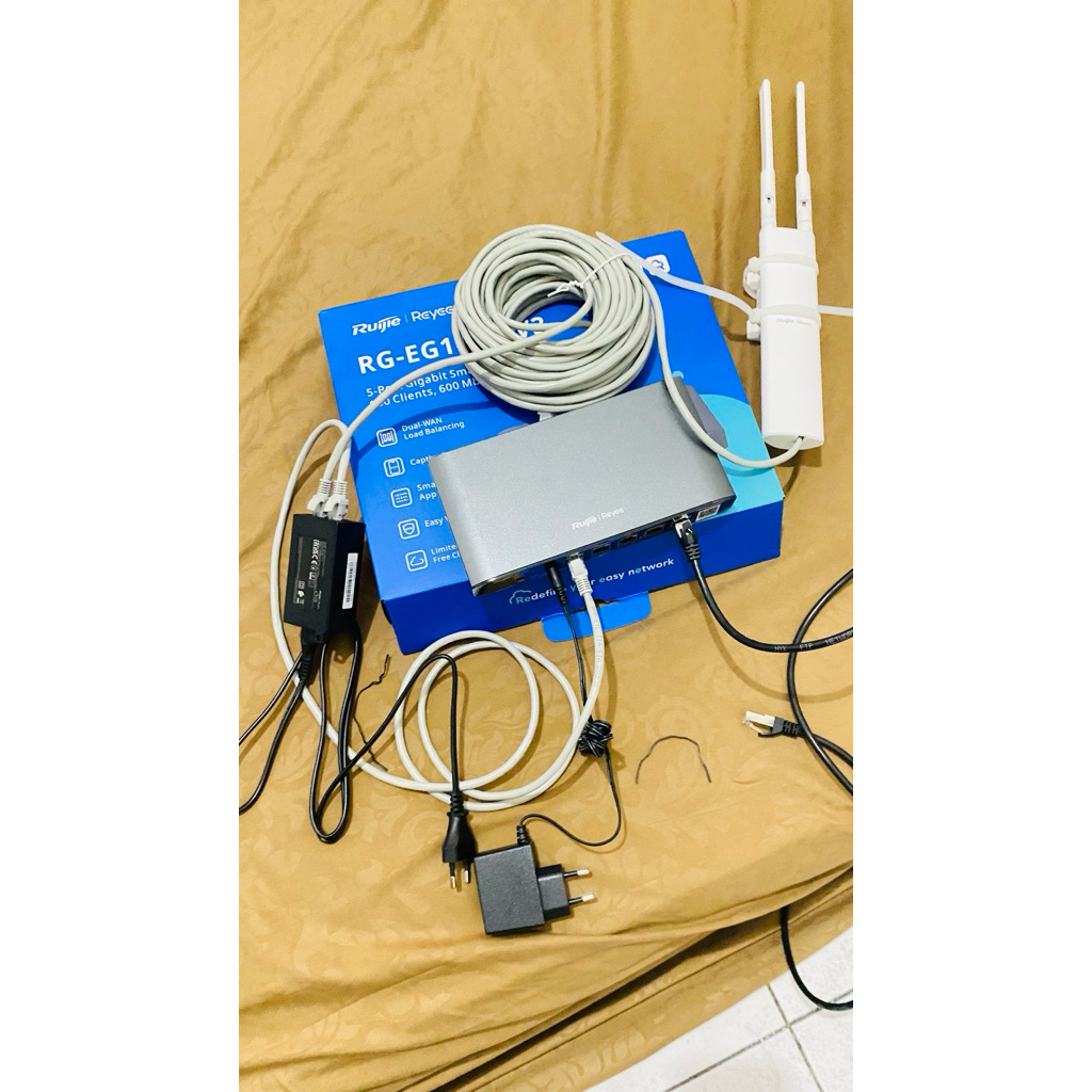 Paket Alat Usaha Wifi Sistem Voucher RT RW NET Siap Pakai