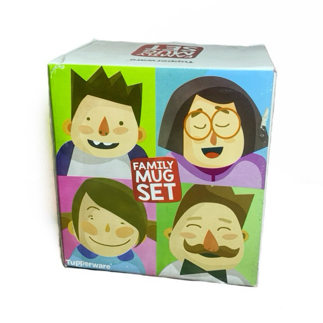 Tupperware Family Mug Set