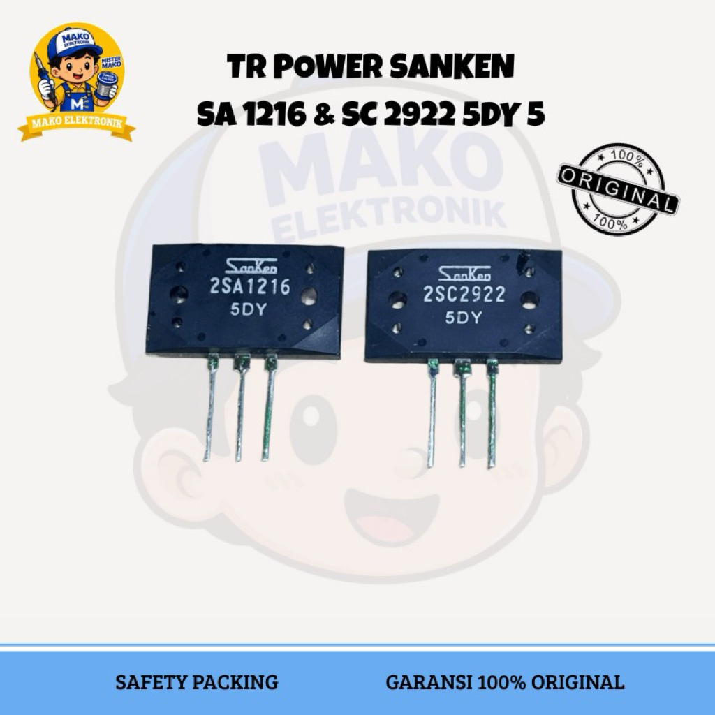 TR POWER SANKEN SA 1216 & SC 2922 SUPER ASLI ORIGINAL SET